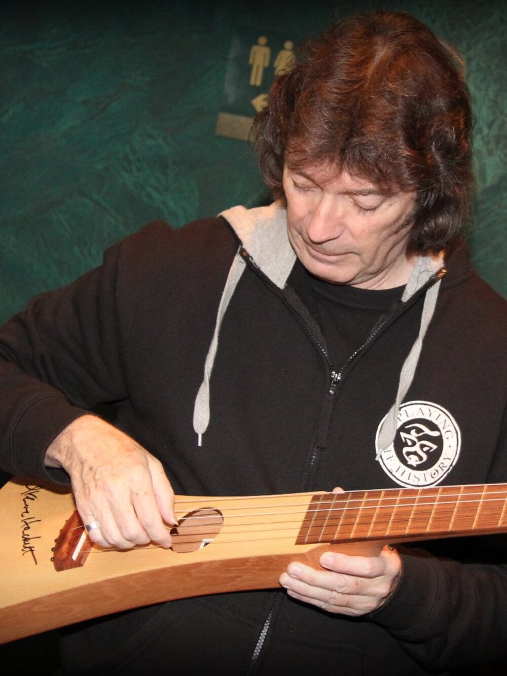 Martin guitar signed by Steve Hackett [Genesis]